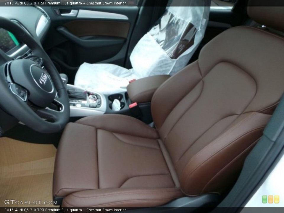 Chestnut Brown Interior Front Seat for the 2015 Audi Q5 3.0 TFSI Premium Plus quattro #98940583