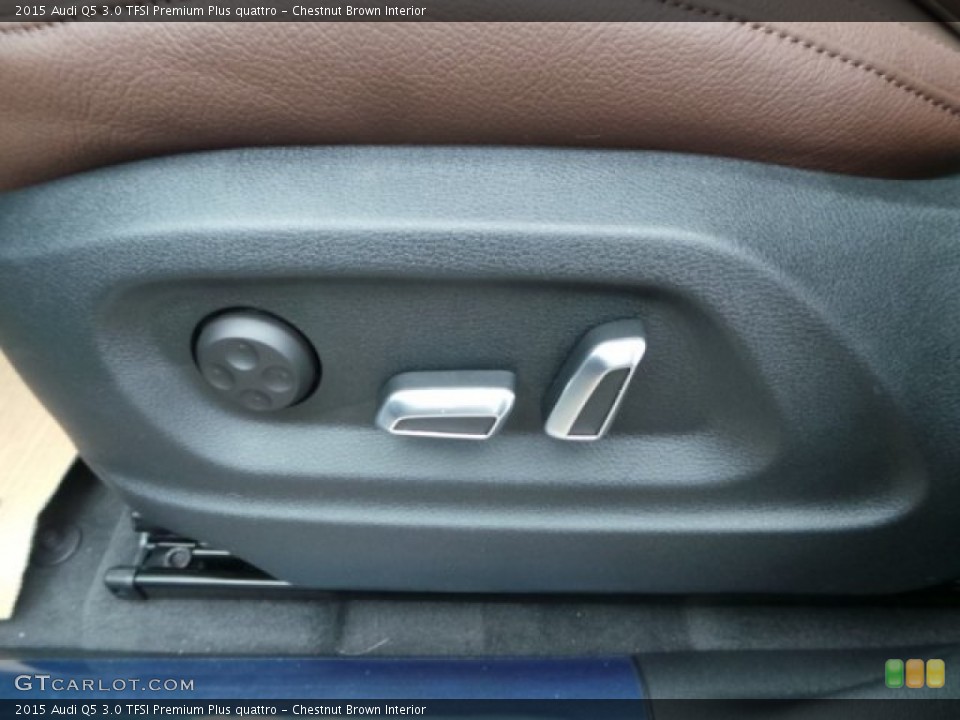 Chestnut Brown Interior Controls for the 2015 Audi Q5 3.0 TFSI Premium Plus quattro #98940607