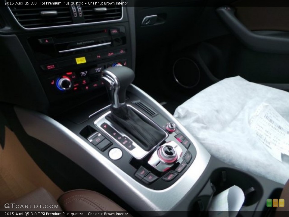Chestnut Brown Interior Transmission for the 2015 Audi Q5 3.0 TFSI Premium Plus quattro #98940648