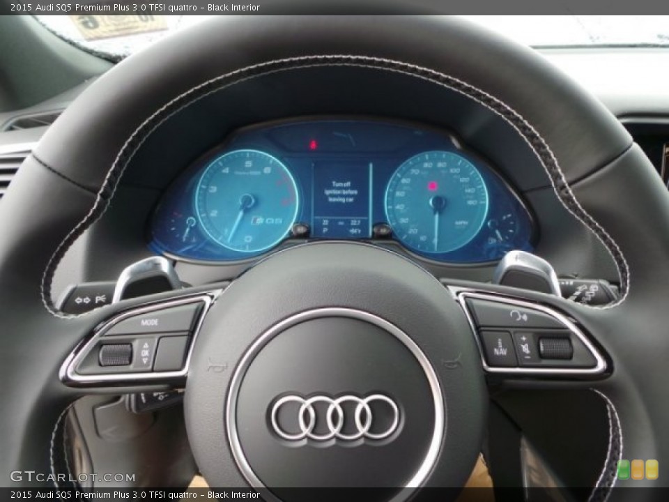 Black Interior Controls for the 2015 Audi SQ5 Premium Plus 3.0 TFSI quattro #98941732