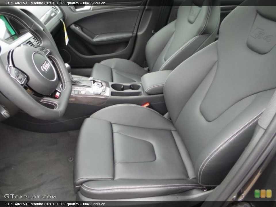 Black Interior Front Seat for the 2015 Audi S4 Premium Plus 3.0 TFSI quattro #98942326