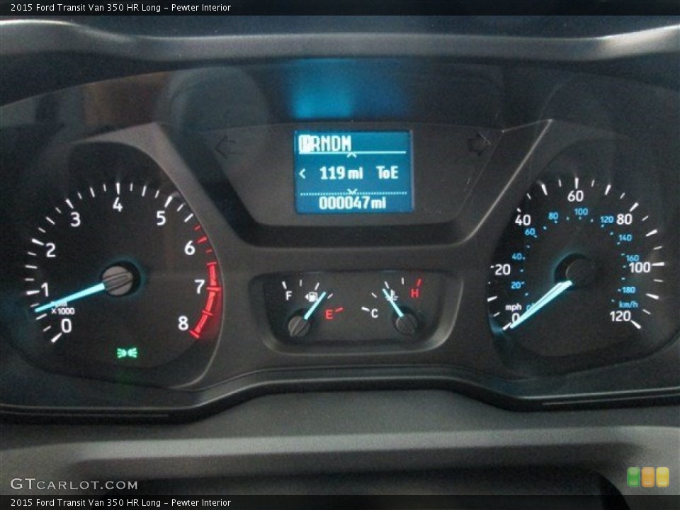 Pewter Interior Gauges for the 2015 Ford Transit Van 350 HR Long #98943085