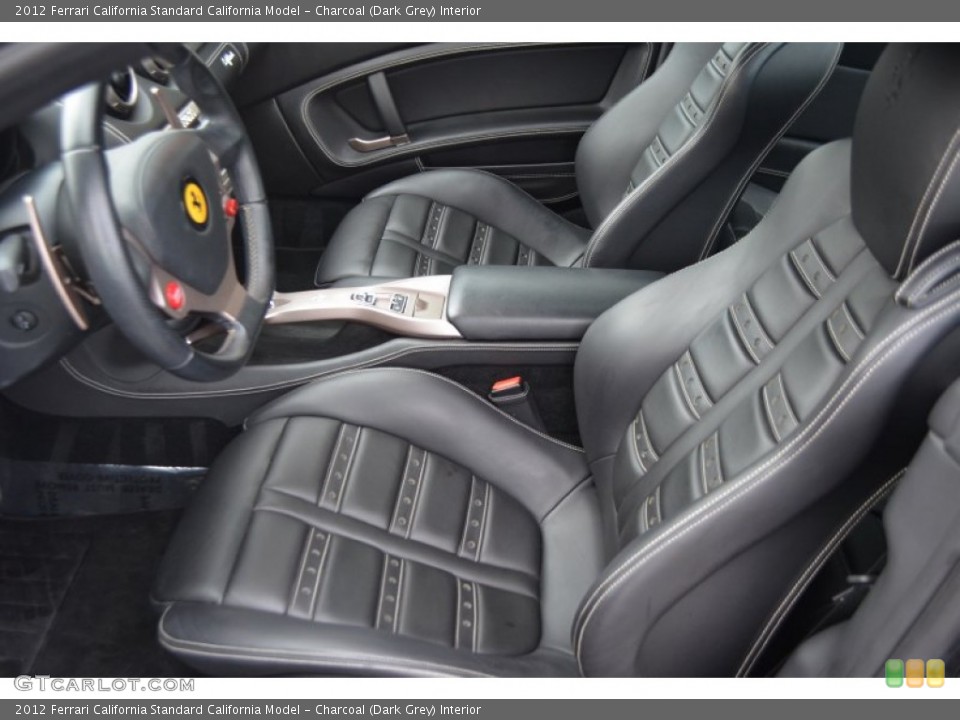 Charcoal (Dark Grey) Interior Front Seat for the 2012 Ferrari California  #98944726