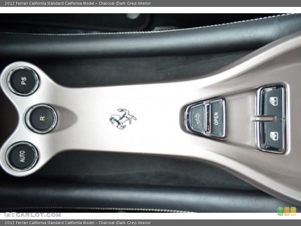 Charcoal (Dark Grey) Interior Controls for the 2012 Ferrari California  #98944771