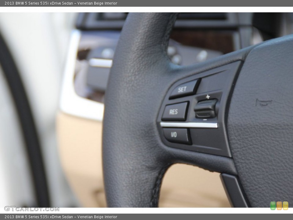 Venetian Beige Interior Controls for the 2013 BMW 5 Series 535i xDrive Sedan #98950105