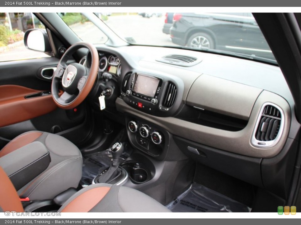 Black/Marrone (Black/Brown) Interior Dashboard for the 2014 Fiat 500L Trekking #98951941