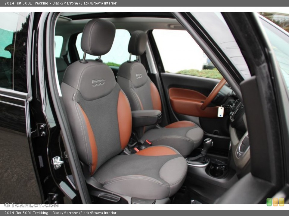 Black/Marrone (Black/Brown) Interior Front Seat for the 2014 Fiat 500L Trekking #98951992