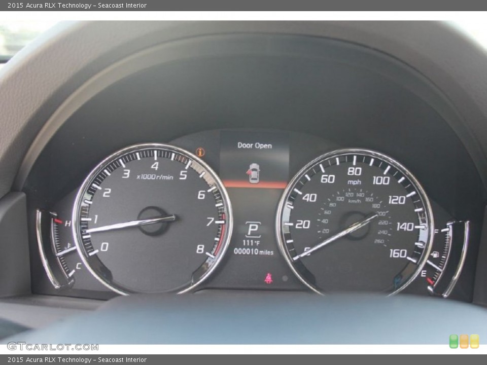 Seacoast Interior Gauges for the 2015 Acura RLX Technology #98952771