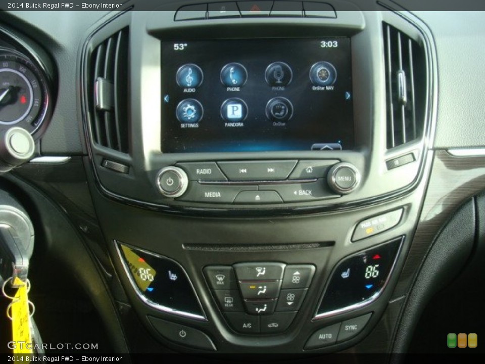 Ebony Interior Controls for the 2014 Buick Regal FWD #98964559