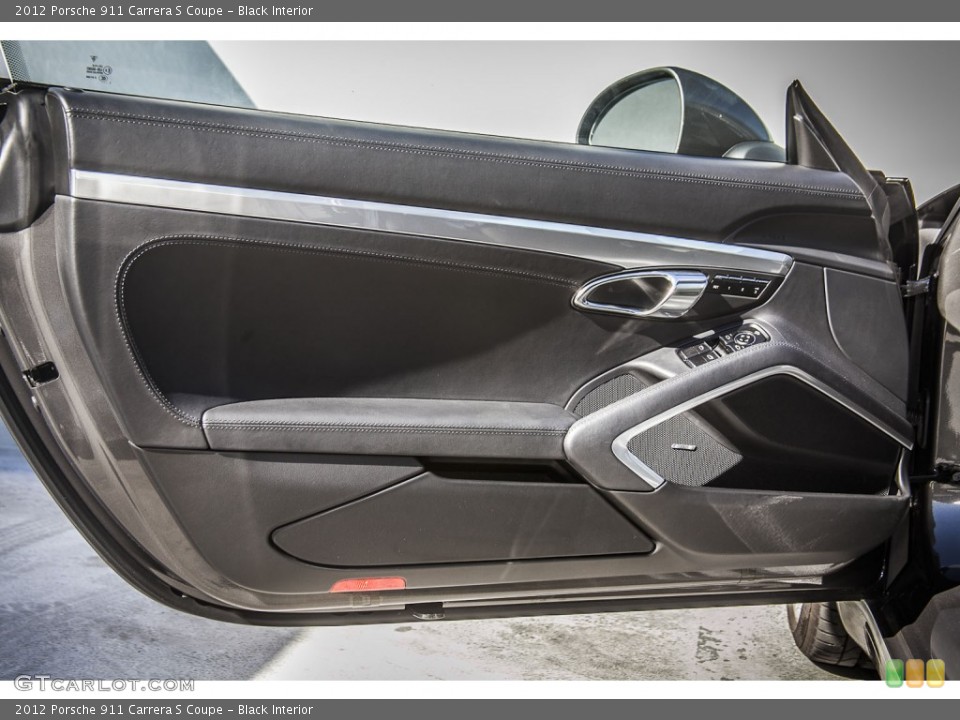 Black Interior Door Panel for the 2012 Porsche 911 Carrera S Coupe #98966947