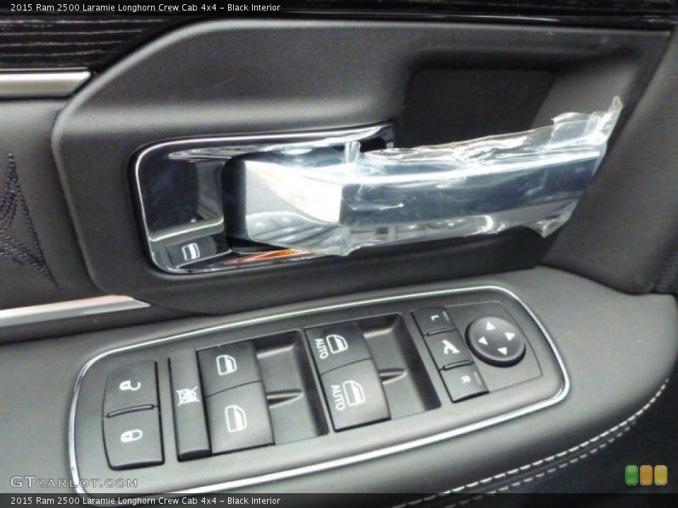 Black Interior Controls for the 2015 Ram 2500 Laramie Longhorn Crew Cab 4x4 #98967812