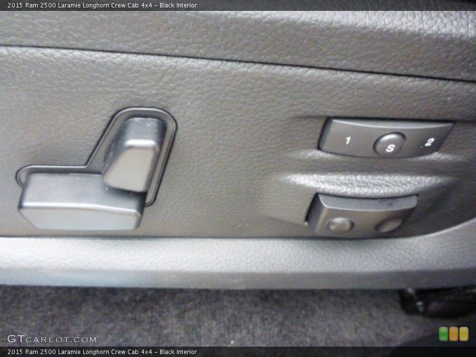 Black Interior Controls for the 2015 Ram 2500 Laramie Longhorn Crew Cab 4x4 #98967844