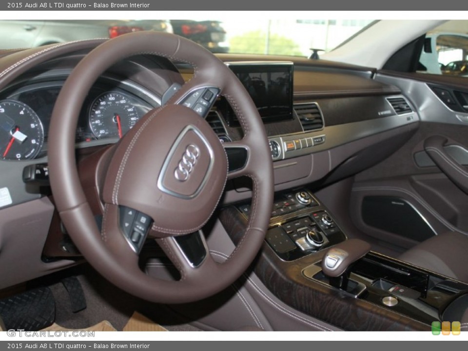 Balao Brown Interior Dashboard for the 2015 Audi A8 L TDI quattro #98969161