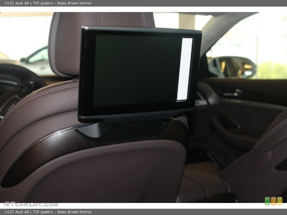 Balao Brown Interior Entertainment System for the 2015 Audi A8 L TDI quattro #98969218