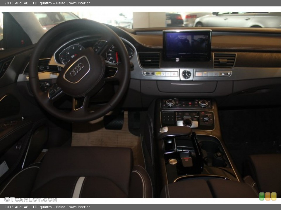 Balao Brown Interior Dashboard for the 2015 Audi A8 L TDI quattro #98969239