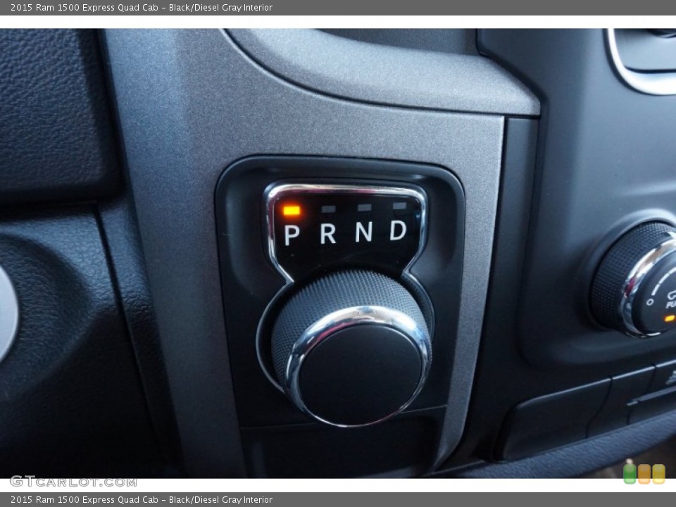 Black/Diesel Gray Interior Transmission for the 2015 Ram 1500 Express Quad Cab #98971769