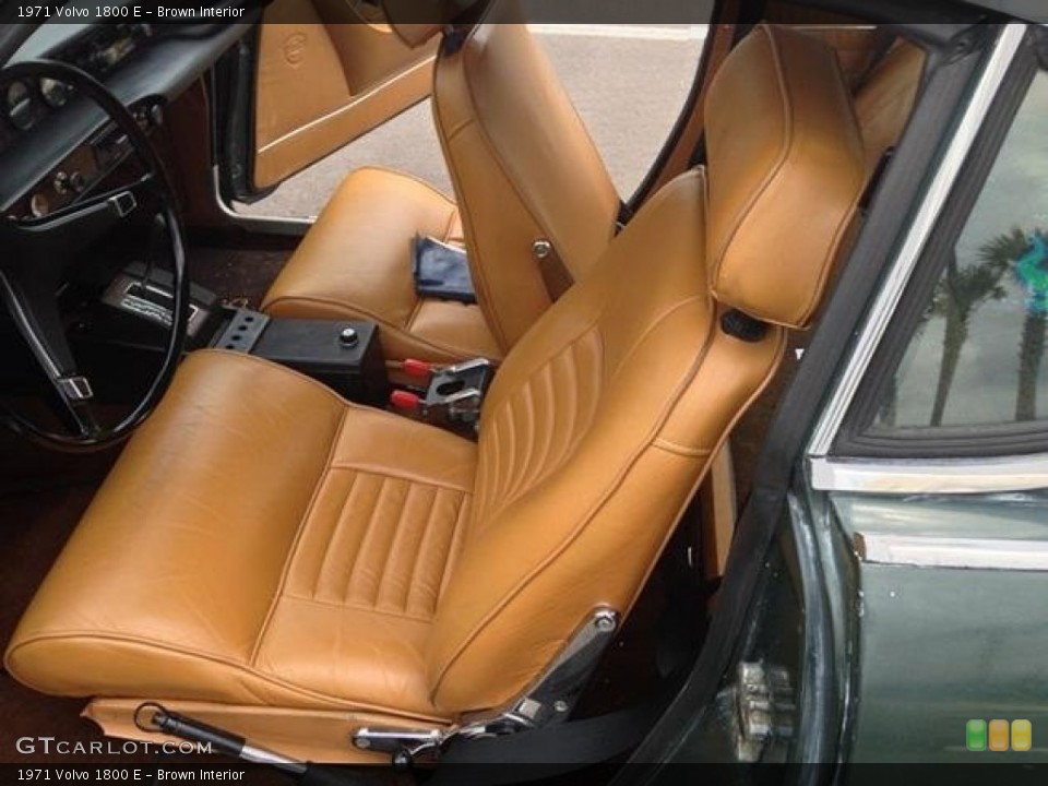 Brown Interior Front Seat for the 1971 Volvo 1800 E #98983131