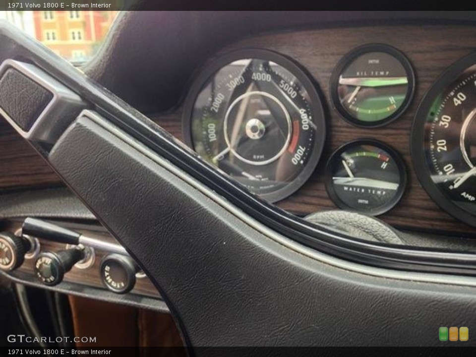 Brown Interior Gauges for the 1971 Volvo 1800 E #98983180
