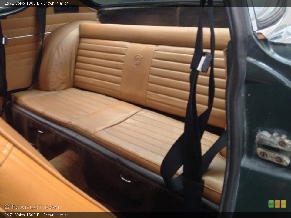 Brown Interior Rear Seat for the 1971 Volvo 1800 E #98983356