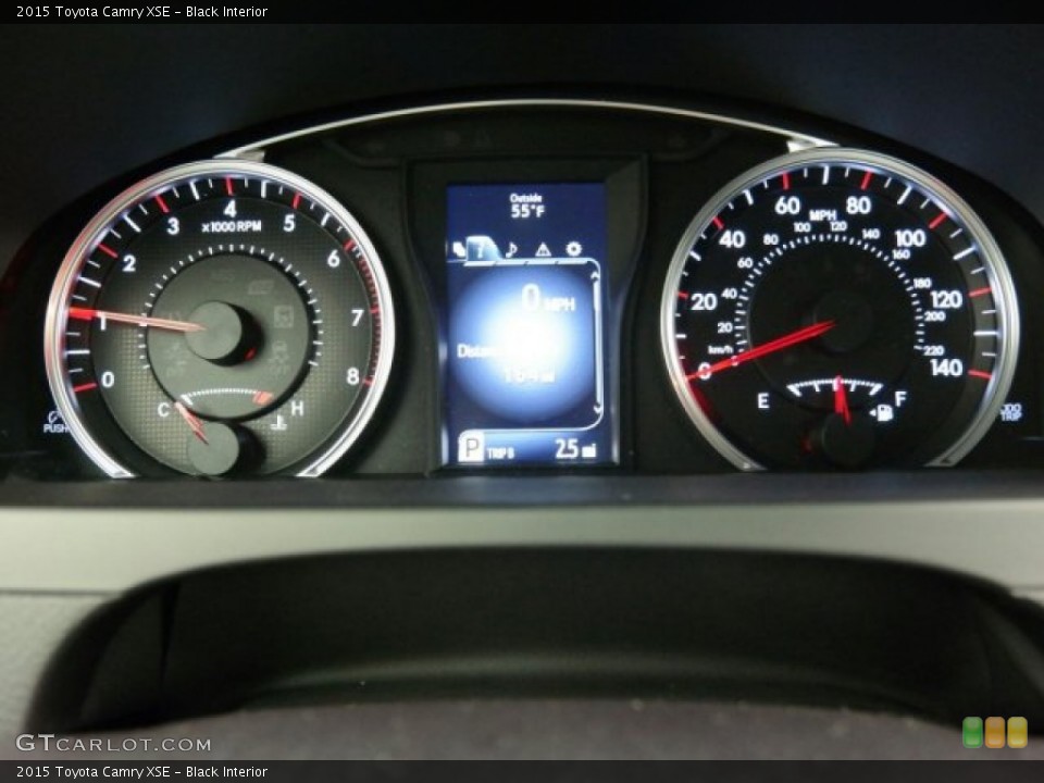 Black Interior Gauges for the 2015 Toyota Camry XSE #98987565