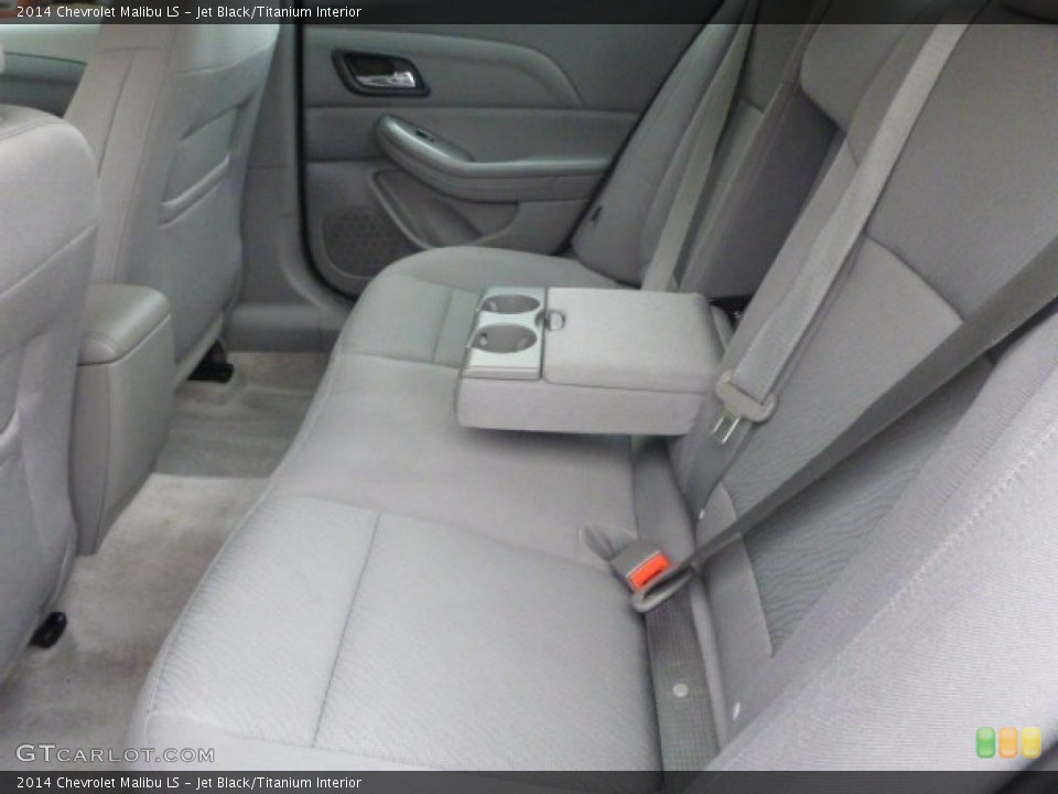 Jet Black/Titanium Interior Rear Seat for the 2014 Chevrolet Malibu LS #98991771