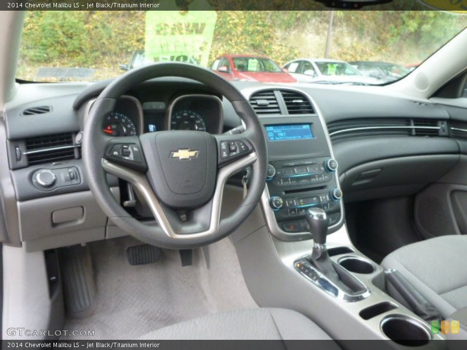 Jet Black/Titanium 2014 Chevrolet Malibu Interiors