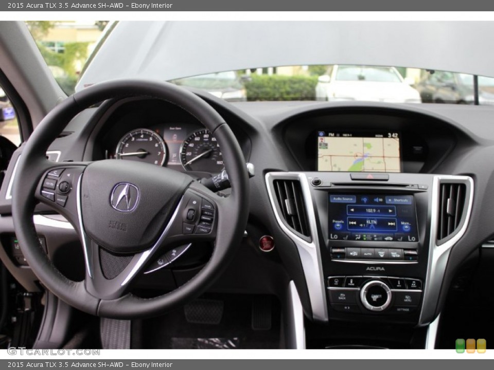 Ebony Interior Dashboard for the 2015 Acura TLX 3.5 Advance SH-AWD #98992197