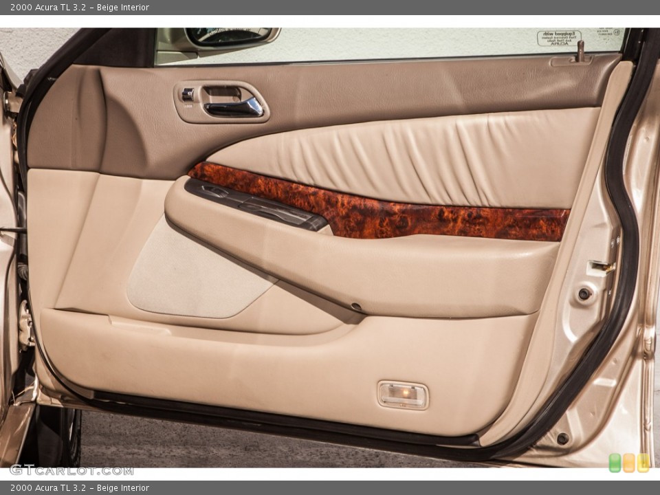 Beige Interior Door Panel for the 2000 Acura TL 3.2 #98994324