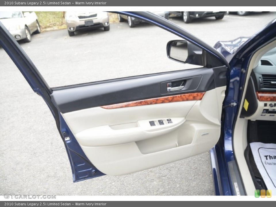 Warm Ivory Interior Door Panel for the 2010 Subaru Legacy 2.5i Limited Sedan #99001758