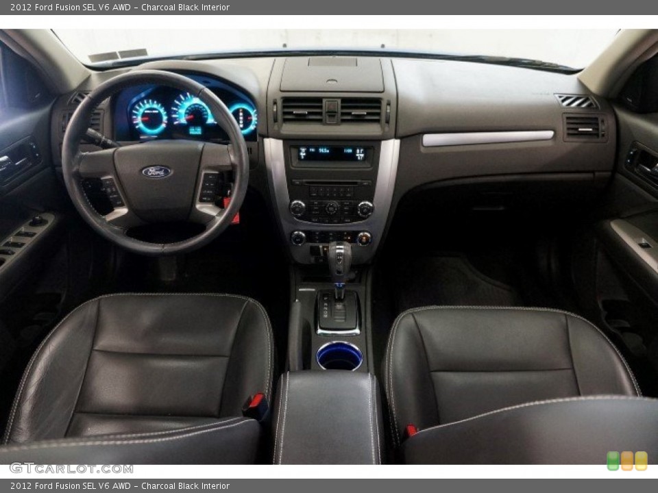 Charcoal Black Interior Photo for the 2012 Ford Fusion SEL V6 AWD #99003037