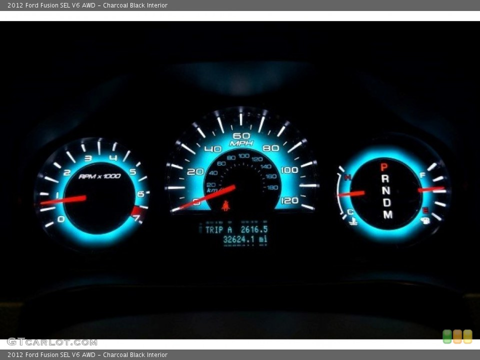 Charcoal Black Interior Gauges for the 2012 Ford Fusion SEL V6 AWD #99003145