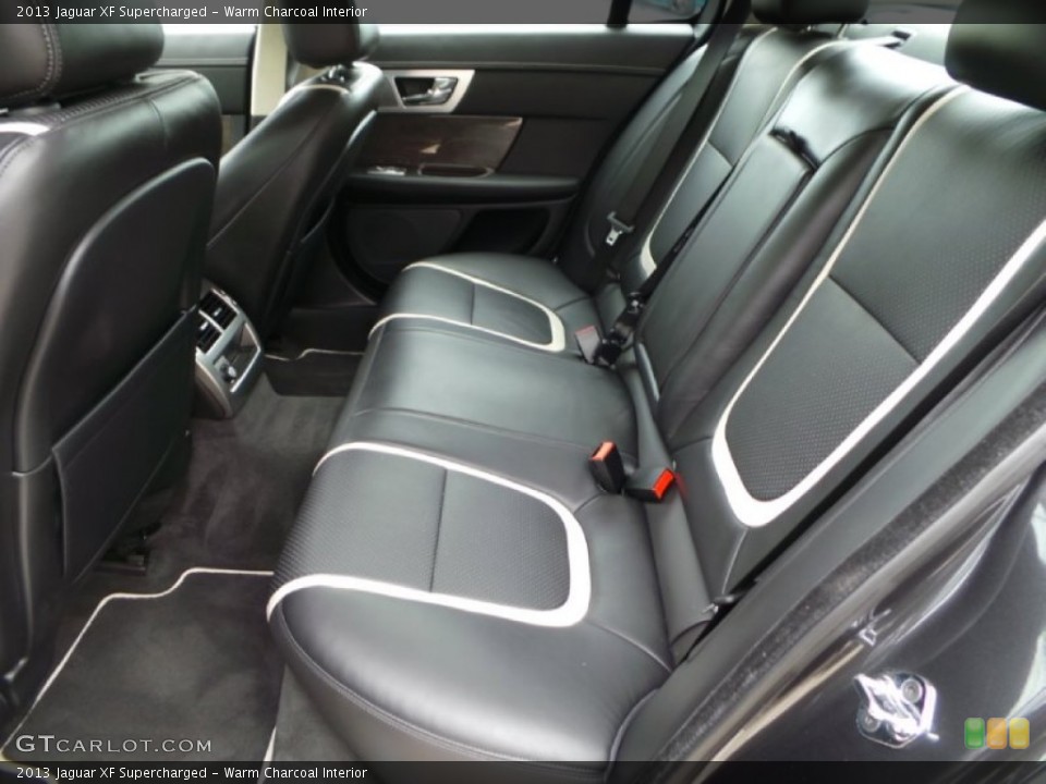 Warm Charcoal Interior Rear Seat for the 2013 Jaguar XF Supercharged #99005101