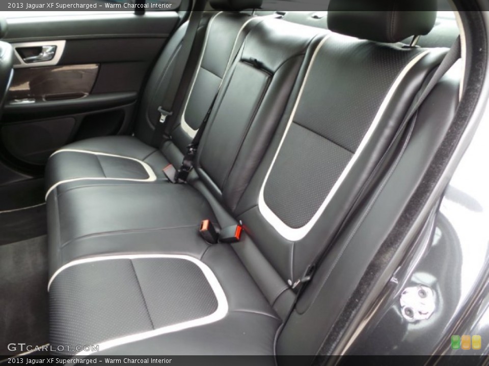 Warm Charcoal Interior Rear Seat for the 2013 Jaguar XF Supercharged #99005665