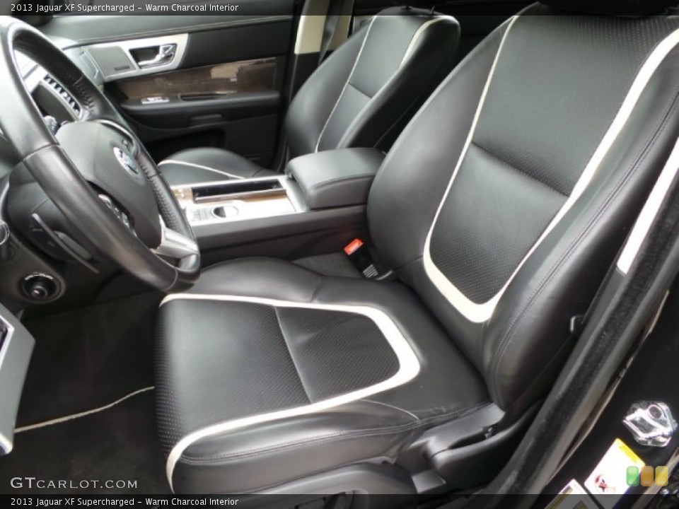 Warm Charcoal 2013 Jaguar XF Interiors