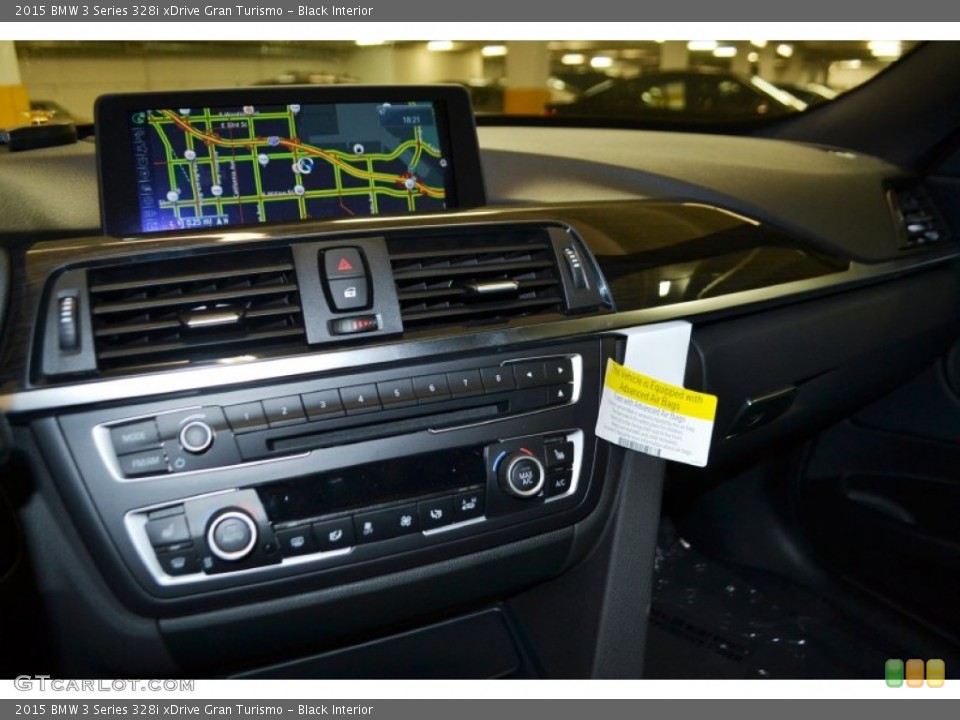 Black Interior Controls for the 2015 BMW 3 Series 328i xDrive Gran Turismo #99008179