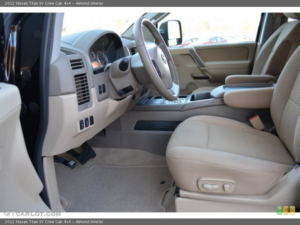 Almond Interior Photo for the 2012 Nissan Titan SV Crew Cab 4x4 #99011442