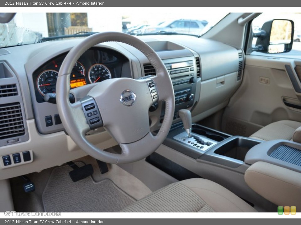 Almond Interior Prime Interior for the 2012 Nissan Titan SV Crew Cab 4x4 #99011463