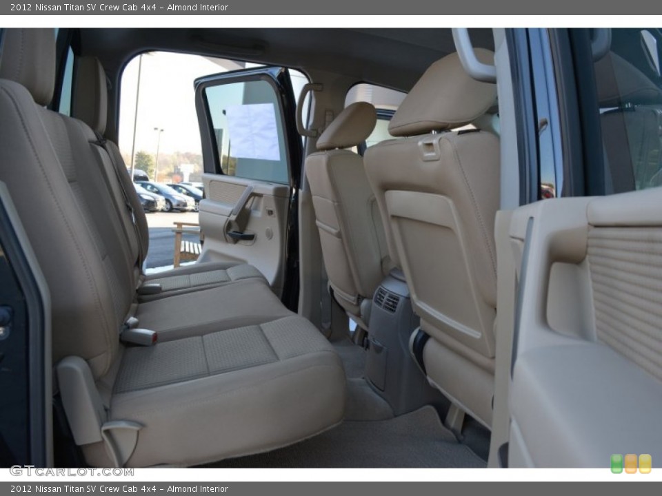 Almond Interior Rear Seat for the 2012 Nissan Titan SV Crew Cab 4x4 #99011538