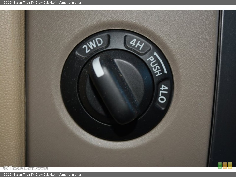 Almond Interior Controls for the 2012 Nissan Titan SV Crew Cab 4x4 #99011827