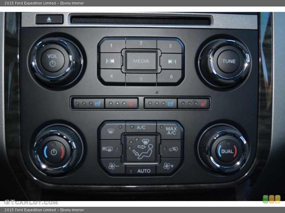 Ebony Interior Controls for the 2015 Ford Expedition Limited #99012384
