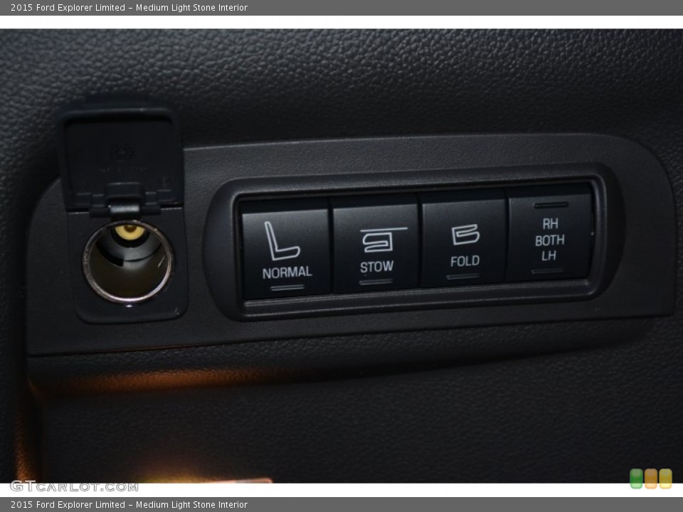 Medium Light Stone Interior Controls for the 2015 Ford Explorer Limited #99012963