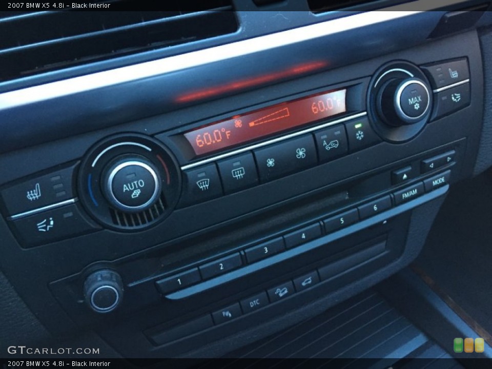 Black Interior Controls for the 2007 BMW X5 4.8i #99015330