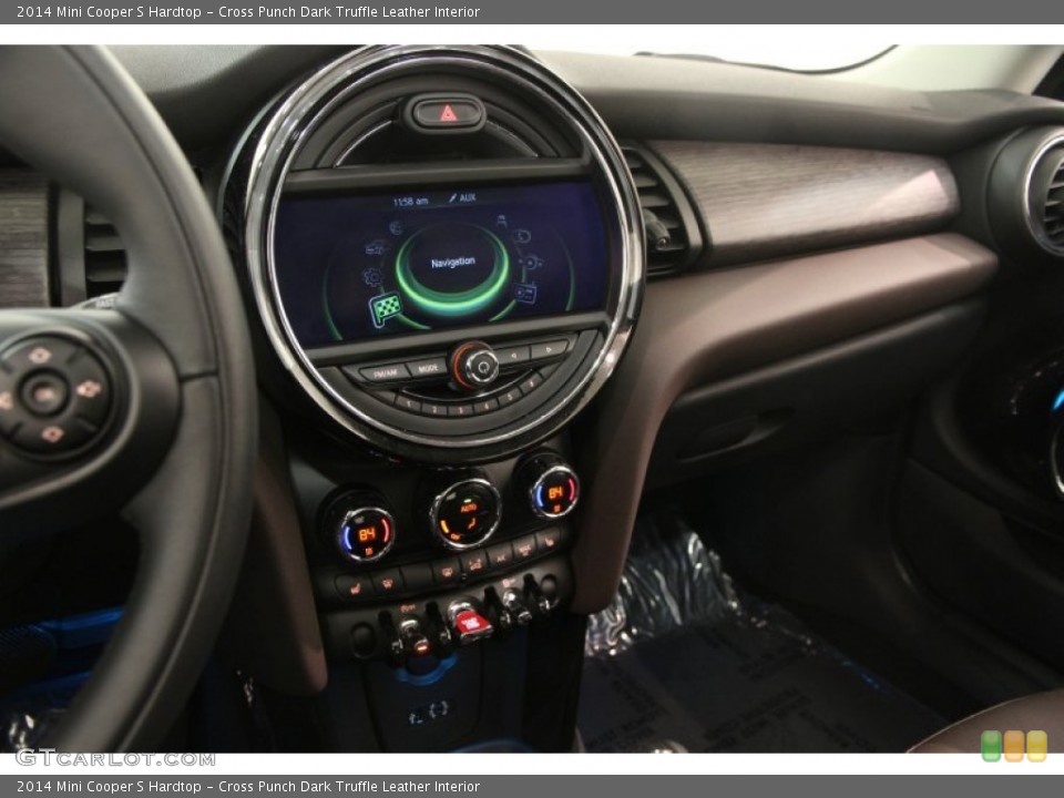Cross Punch Dark Truffle Leather Interior Controls for the 2014 Mini Cooper S Hardtop #99022056