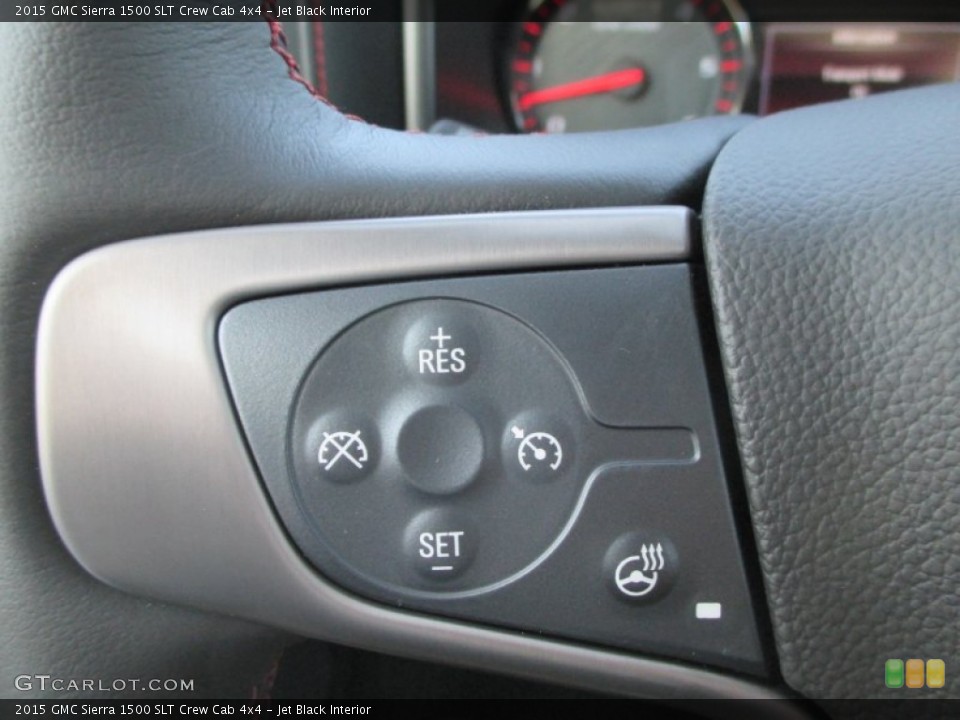 Jet Black Interior Controls for the 2015 GMC Sierra 1500 SLT Crew Cab 4x4 #99024924