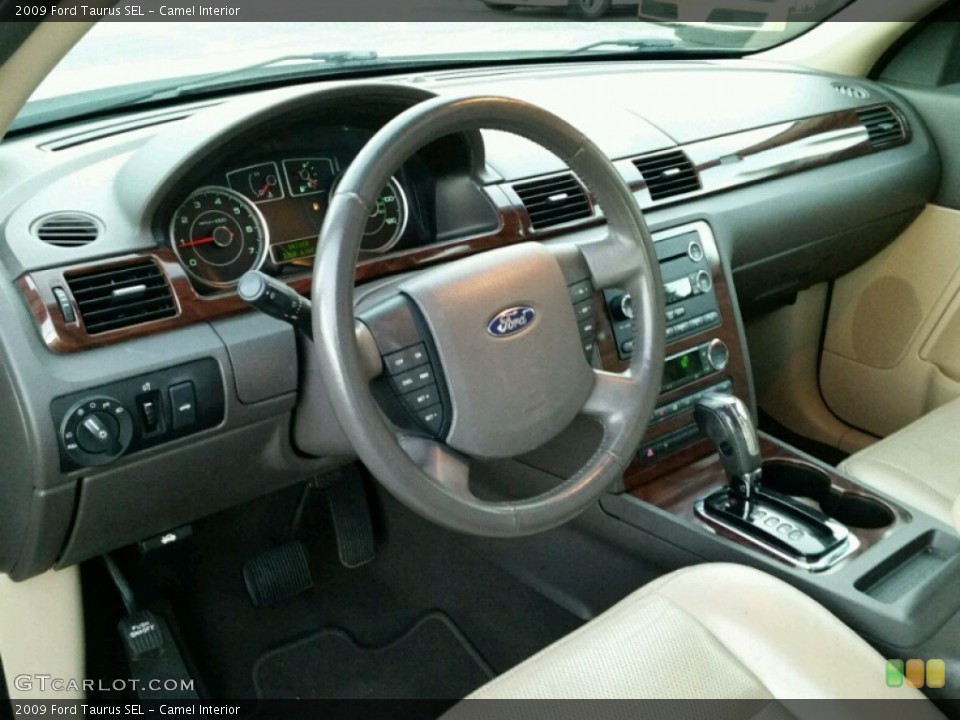 Camel Interior Front Seat for the 2009 Ford Taurus SEL #99026741
