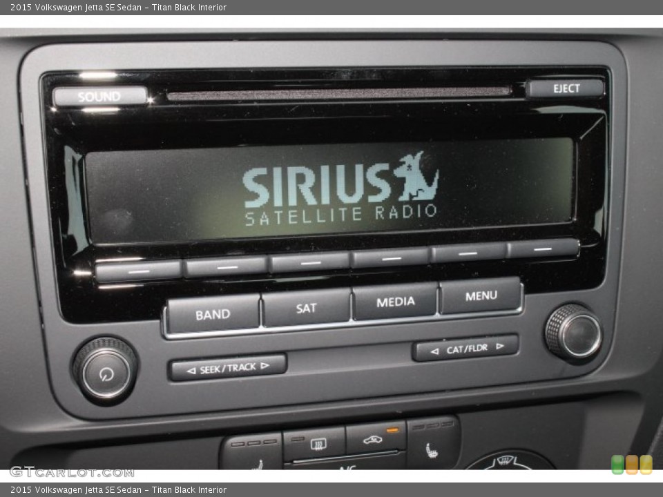 Titan Black Interior Controls for the 2015 Volkswagen Jetta SE Sedan #99032676