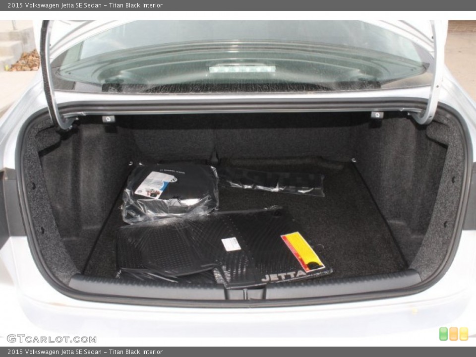 Titan Black Interior Trunk for the 2015 Volkswagen Jetta SE Sedan #99032778