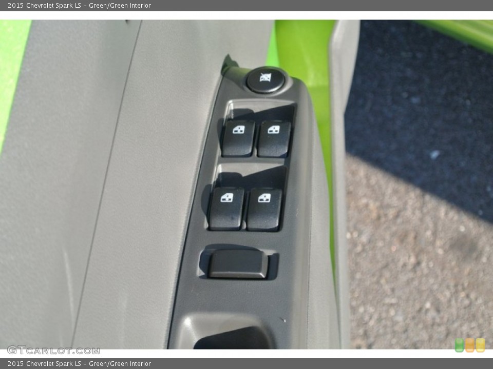 Green/Green Interior Controls for the 2015 Chevrolet Spark LS #99043195
