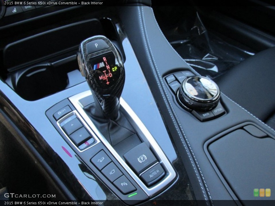 Black Interior Transmission for the 2015 BMW 6 Series 650i xDrive Convertible #99044640