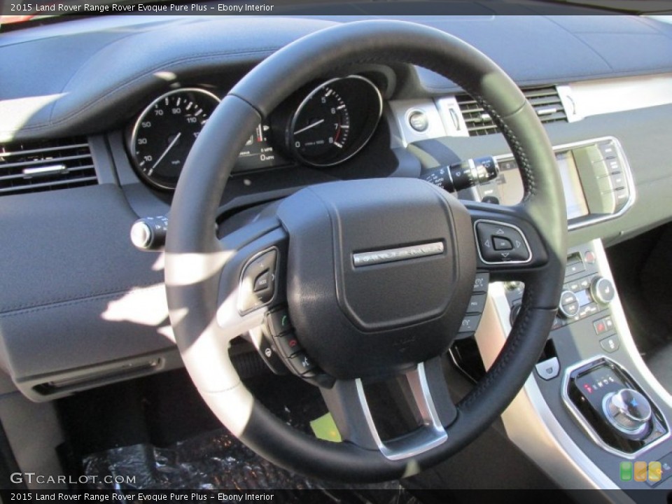 Ebony Interior Steering Wheel for the 2015 Land Rover Range Rover Evoque Pure Plus #99045108